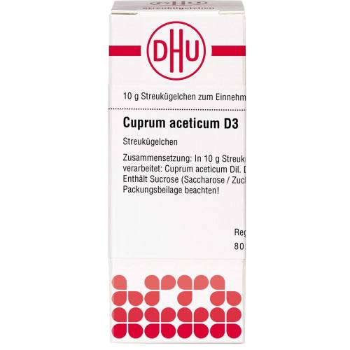 Cuprum Aceticum D 3 Globuli 10 g