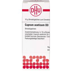 Cuprum Aceticum D 3 Globuli 10 g