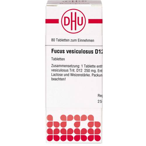 Fucus Vesiculosus D 12 Tabletten 80 St