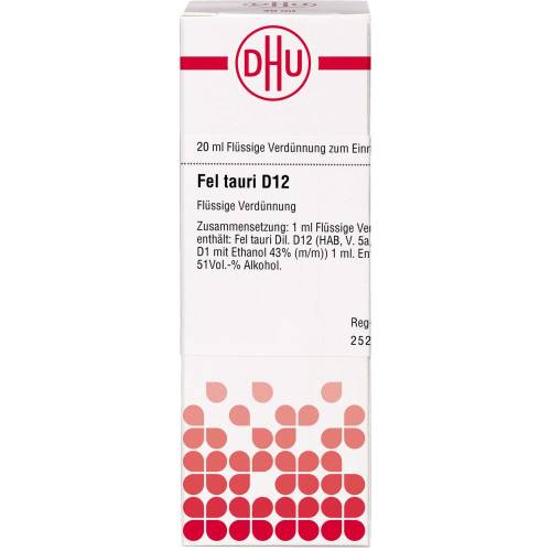 Fel Tauri D 12 Dilution 20 ml