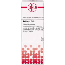 Fel Tauri D 12 Dilution 20 ml