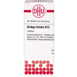 Ginkgo Biloba D 12 Tabletten 80 St