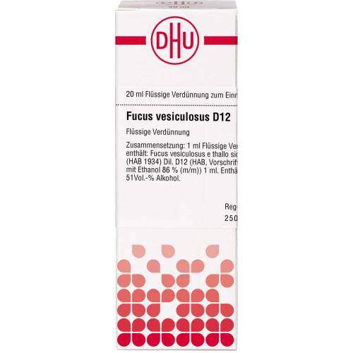 Fucus Vesiculosus D 12 Dilution 20 ml