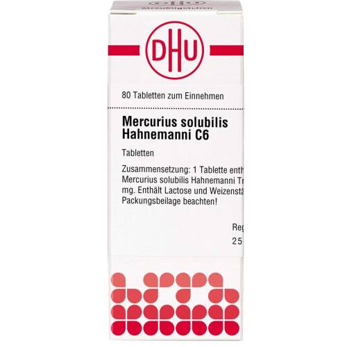 Mercurius Solubilis Hahnemanni C 6 Tabletten 80 St