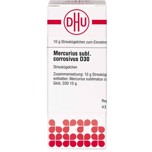Mercurius Sublimatus corrosivus D 30 Globuli 10 g