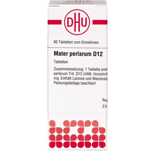 Mater Perlarum D 12 Tabletten 80 St