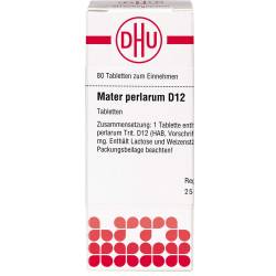 Mater Perlarum D 12 Tabletten 80 St