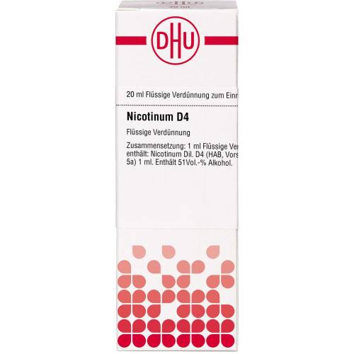 Nicotinum D 4 Dilution 20 ml