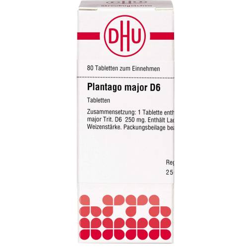 Plantago Major D 6 Tabletten 80 St