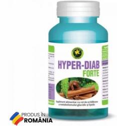 Hyper Diab Forte - Rol adjuvant în reglarea glicemiei, 60cps - HYPERICUM