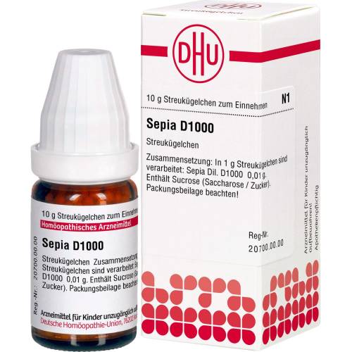 Sepia D 1000 Globuli 10 g