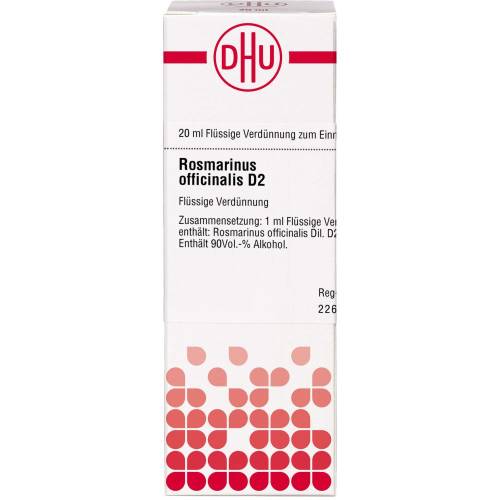 Rosmarinus Officinalis D 2 Dilution 20 ml