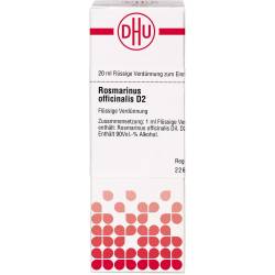 Rosmarinus Officinalis D 2 Dilution 20 ml