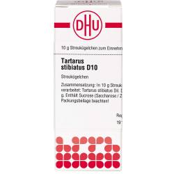 Tartarus Stibiatus D 10 Globuli 10 g