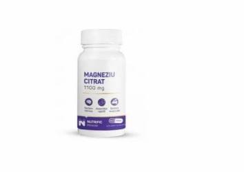 Magneziu Citrat 375mg, 60 capsule - Nutrific