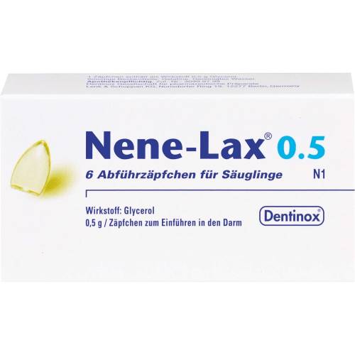 Nene Lax 0,5 Suppos.f.Säugl. 6 St