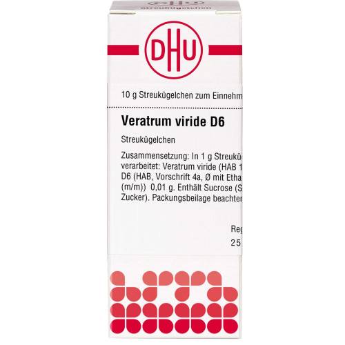 Veratrum Viride D 6 Globuli 10 g