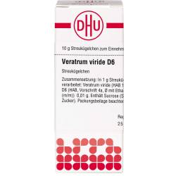 Veratrum Viride D 6 Globuli 10 g