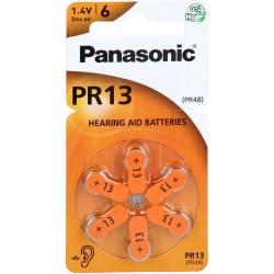 Batterien f.Hörgeräte Panasonic Pr13 6 St