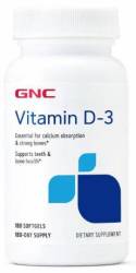 VITAMINA D3, 50MCG (2000UI) 180 Capsule - GNC