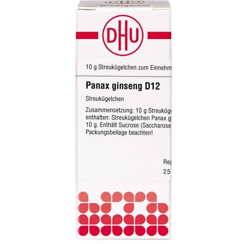 Panax Ginseng D 12 Globuli 10 g