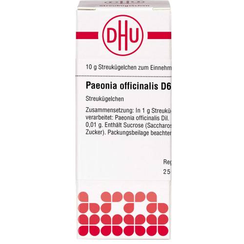 Paeonia Officinalis D 6 Globuli 10 g