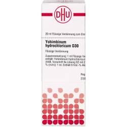 Yohimbinum Hydrochloricum D 30 Dilution 20 ml