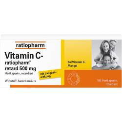 Vitamin C-Ratiopharm retard 500 mg Kapseln 100 St