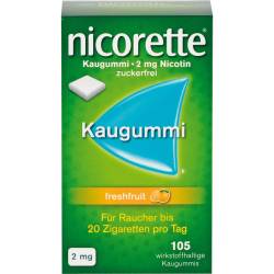 Nicorette Kaugummi 2 mg freshfruit 105 St