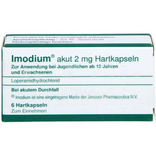 Imodium akut Hartkapseln 6 St