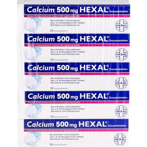 Calcium 500 Hexal Brausetabletten 100 St