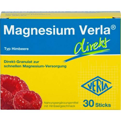 Magnesium Verla direkt Himbeere Granulat 30 St