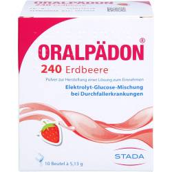 Oralpädon 240 Erdbeere Btl. Pulver 10 St
