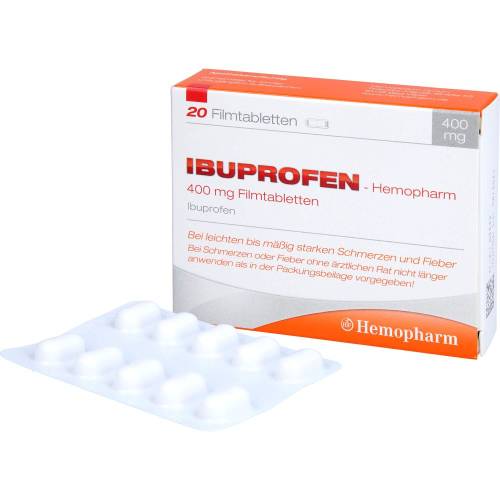 Ibuprofen Hemopharm 400 mg Filmtabletten 20 St