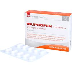 Ibuprofen Hemopharm 400 mg Filmtabletten 20 St