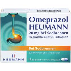 Omeprazol Heumann 20 mg b.Sodbr.magensaftr.Hartk. 14 St