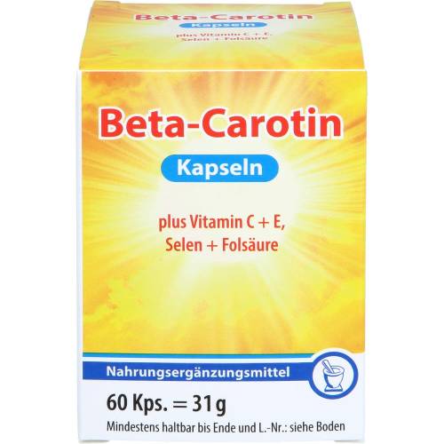 Beta Carotin Kapseln+Vitamin C+E 60 St