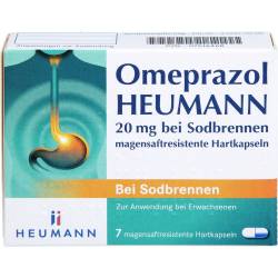 Omeprazol Heumann 20 mg b.Sodbr.magensaftr.Hartk. 7 St