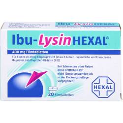 Ibu-Lysinhexal Filmtabletten 20 St