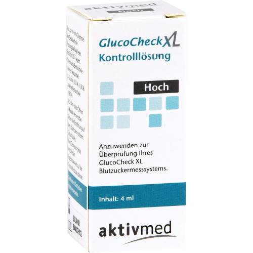 Glucocheck Xl Kontrolllösung hoch 4 ml
