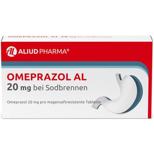 Omeprazol Al 20 mg b.Sodbr.magensaftres.Tabletten 7 St