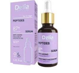 Ser Anti-Imbatranire pentru Fata si Decolteu, cu Peptide, 30 ml - Delia Cosmetics