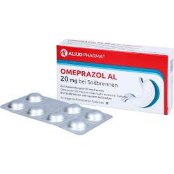 Omeprazol Al 20 mg b.Sodbr.magensaftres.Tabletten 14 St