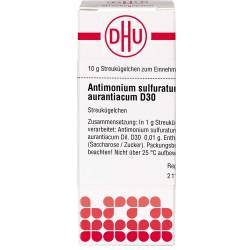 Antimonium Sulfuratum aurantiacum D 30 Globuli 10 g