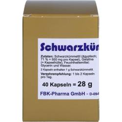 Schwarzkümmelöl Kapseln 40 St