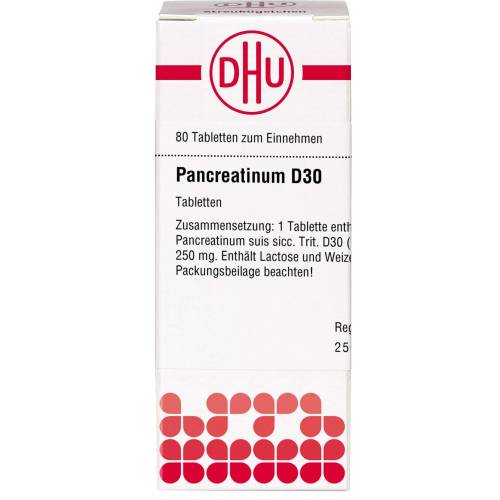 Pancreatinum suis D 30 Tabletten 80 St