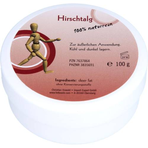 Hirschtalg 100% naturrein 100 g