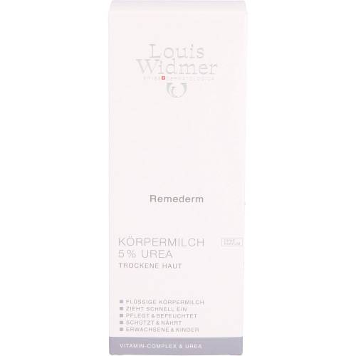 Widmer Remederm Körpermilch 5% Urea unparfümiert 200 ml