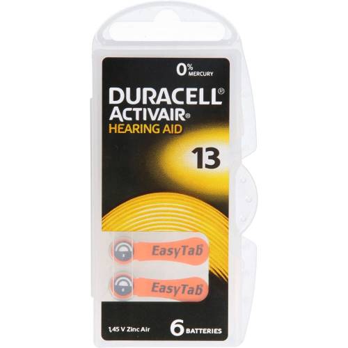 Batterien f.Hörgeräte Duracell 13 6 St