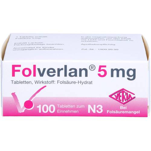 Folverlan 5 mg Tabletten 100 St